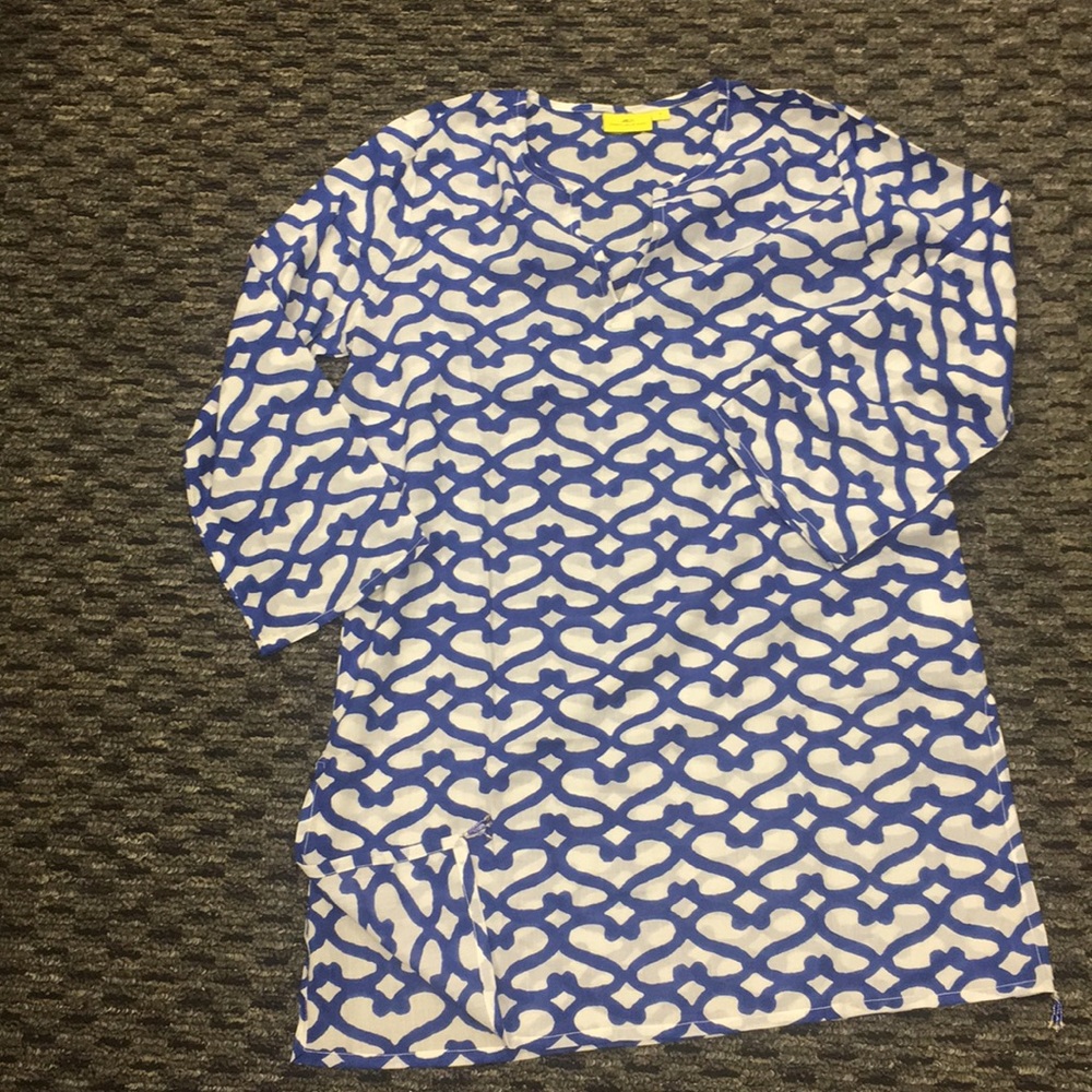 Roberta Roller Rabbit Blue Kaftan